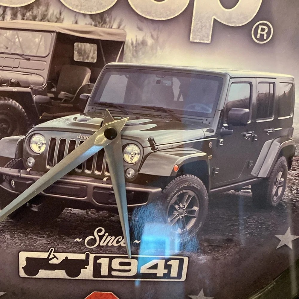Jeep Themed Wall Clock